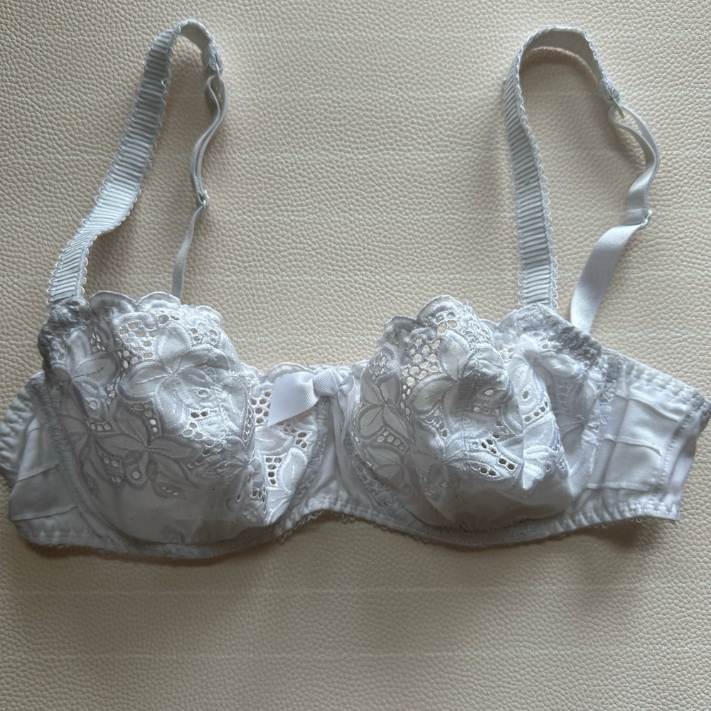 Aubade White Lace Underwire Bra
